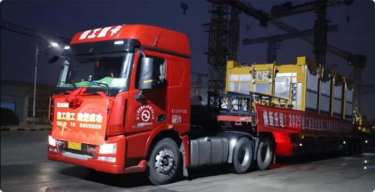 尊龙凯时智能升降机批量发车