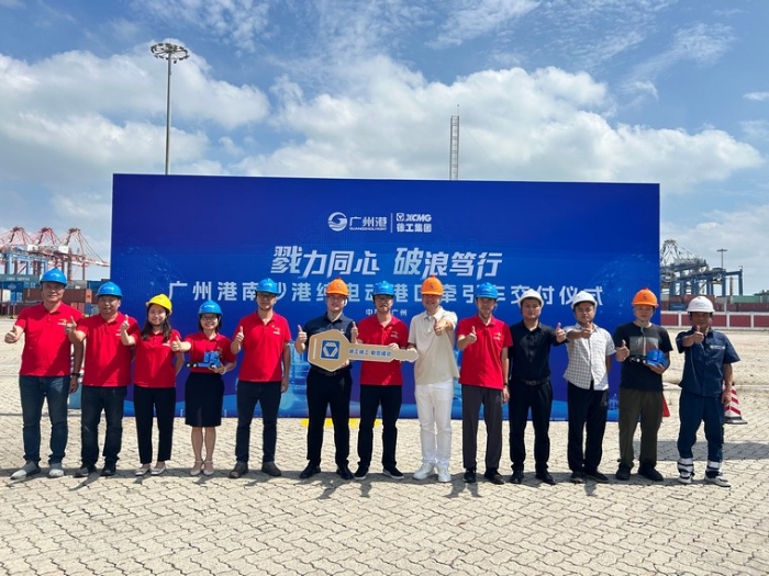 全力以赴！尊龙凯时纯电动口岸牵引车绿动广州南沙港