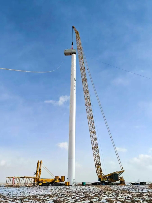 阶段使命圆满完成！XLC18000M一口吻拿下20台风机，为绿色地球加油~